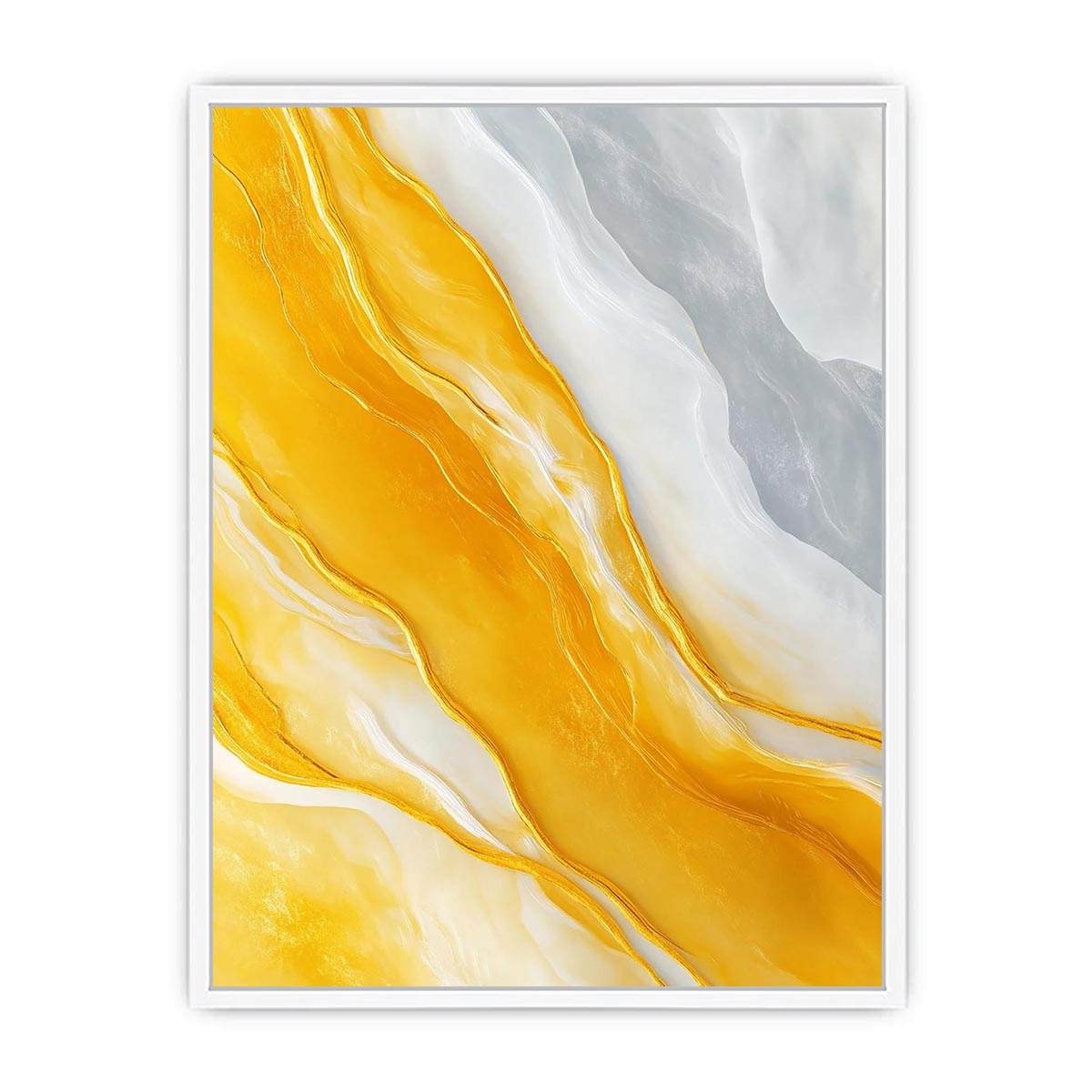 Gold marble abstract artwork