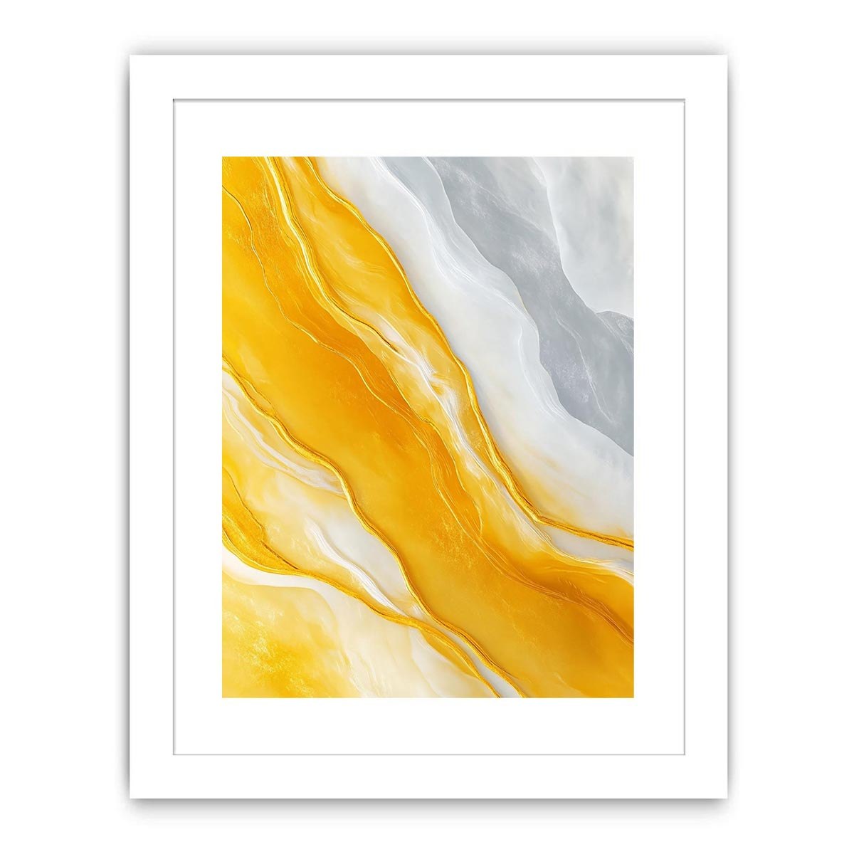 Gold marble abstract artwork