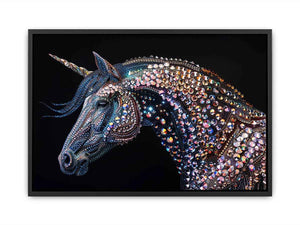 Crystal unicorn artwork