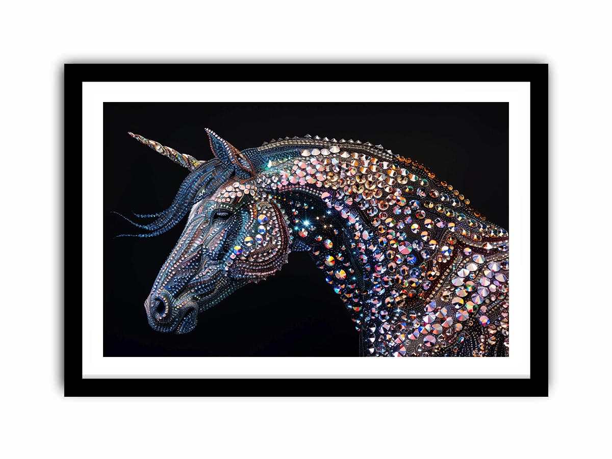 Crystal unicorn artwork