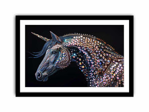 Crystal unicorn artwork