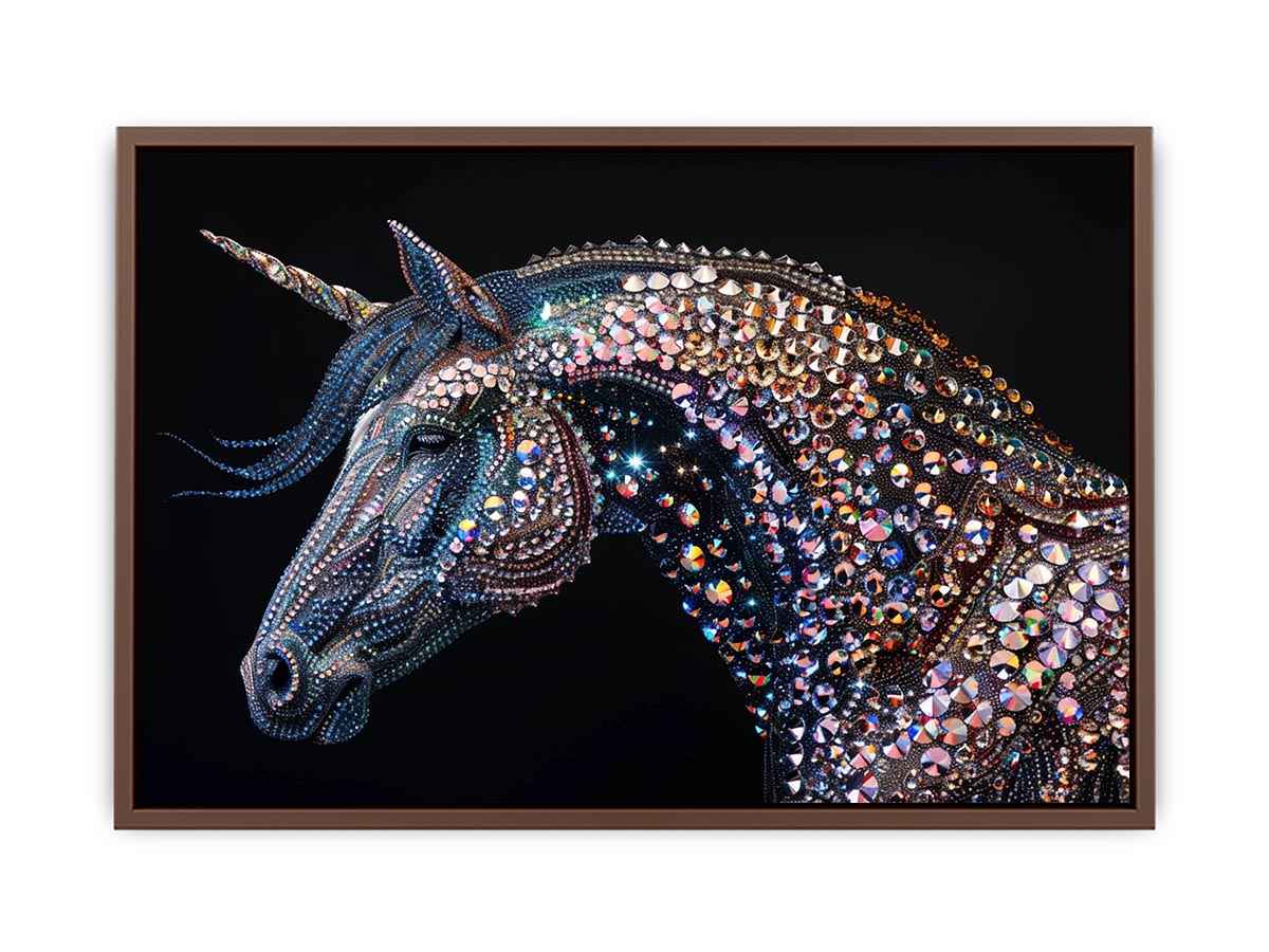 Crystal unicorn artwork