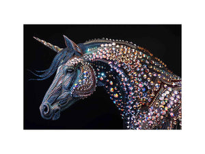 Crystal unicorn artwork