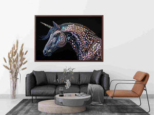 Crystal unicorn artwork