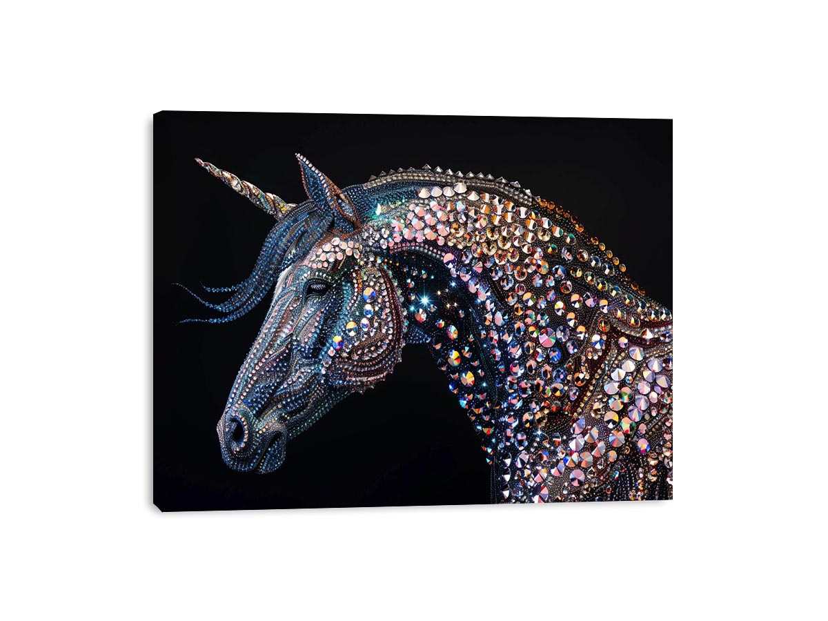 Crystal unicorn artwork