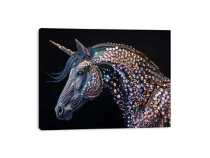 Crystal unicorn artwork