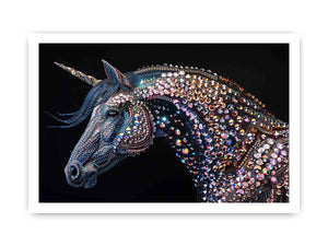 Crystal unicorn artwork