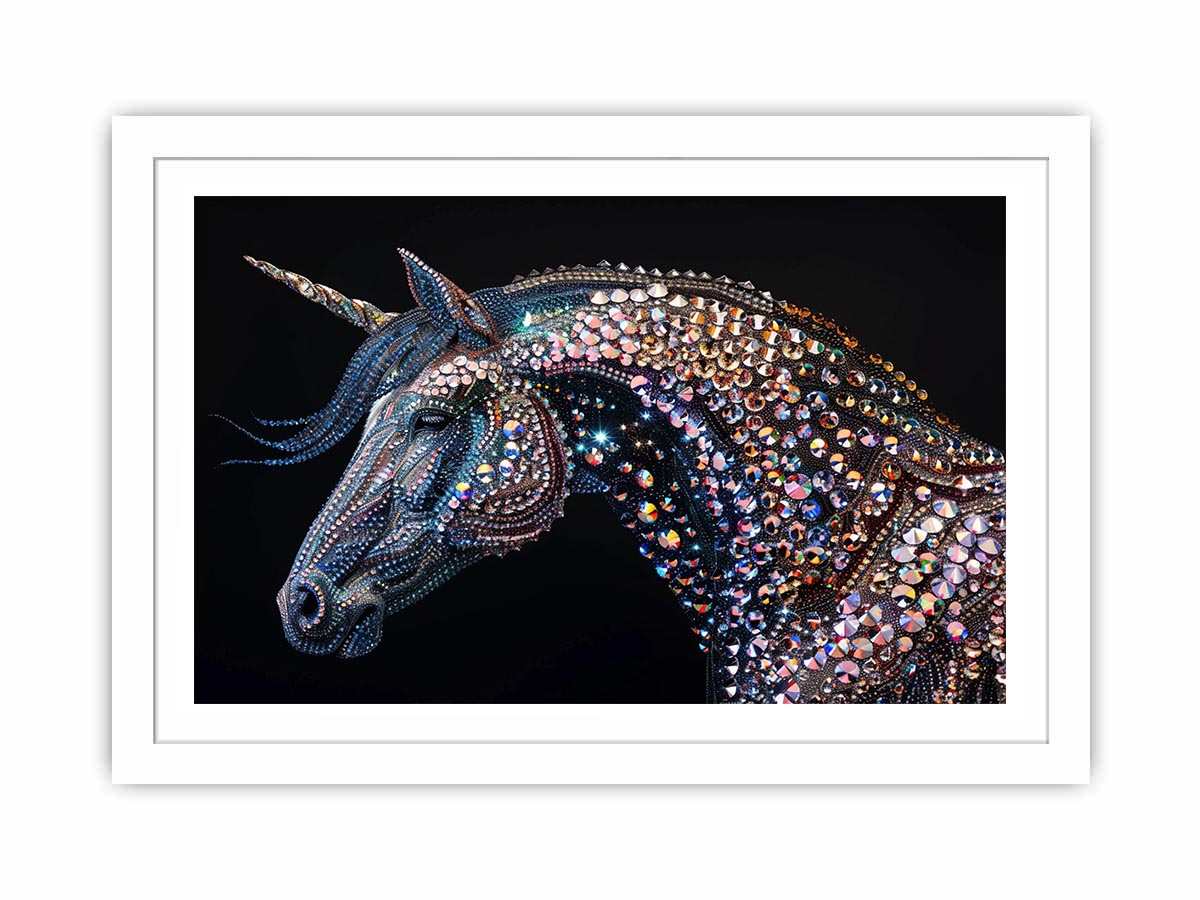 Crystal unicorn artwork