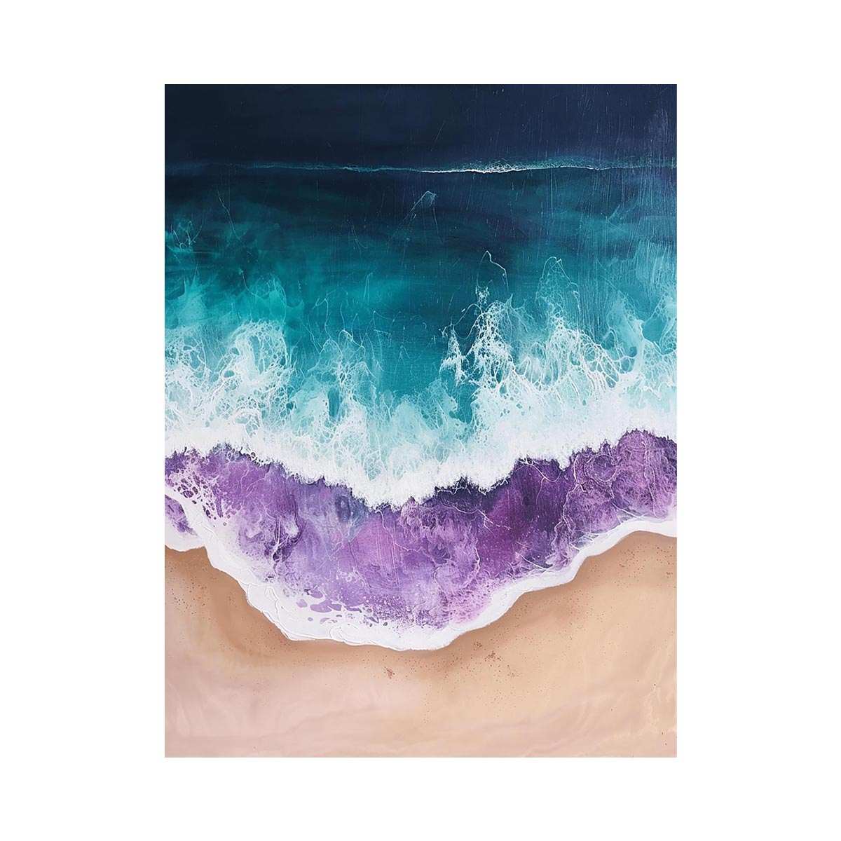 Abstract ocean wave Canvas Print