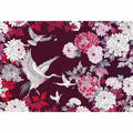 crane floral Canvas Print