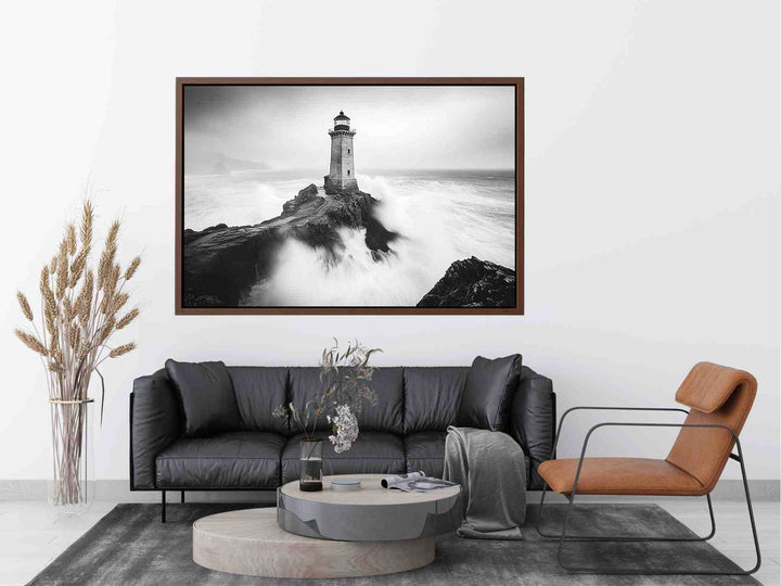 Lighthouse In The Mist