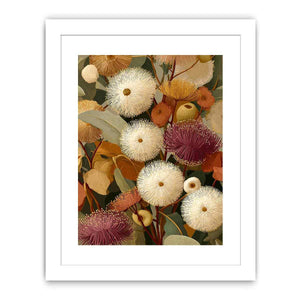 Earthy eucalyptus botanical Canvas Print