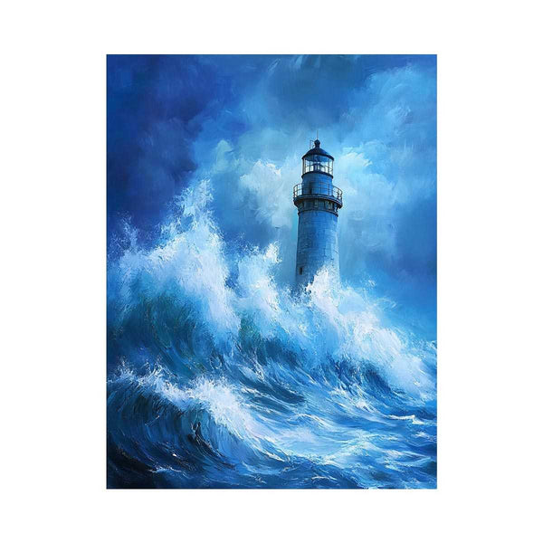 Lighthouse iIn The Storm