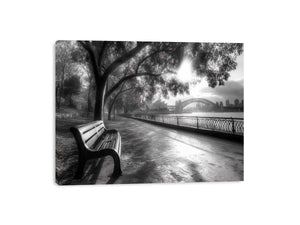 Black and white Sydney harbour
