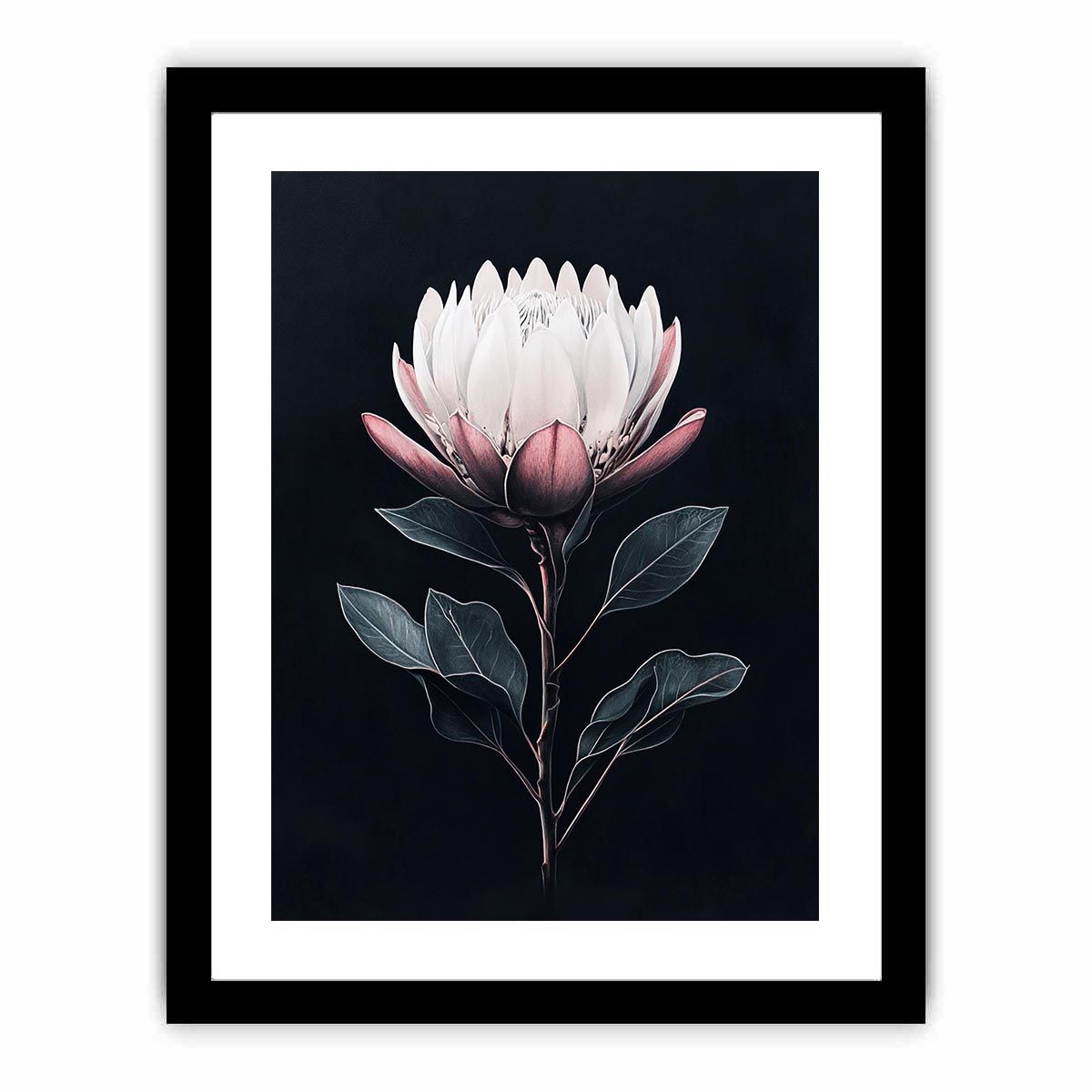 Elegant botanical flower artwork