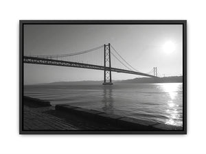Black and white bridge