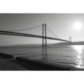 Black and white bridge