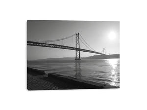 Black and white bridge