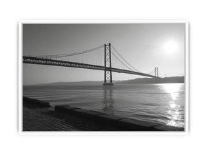 Black and white bridge