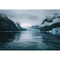 Glacier fjord artwork