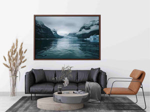 Glacier fjord artwork