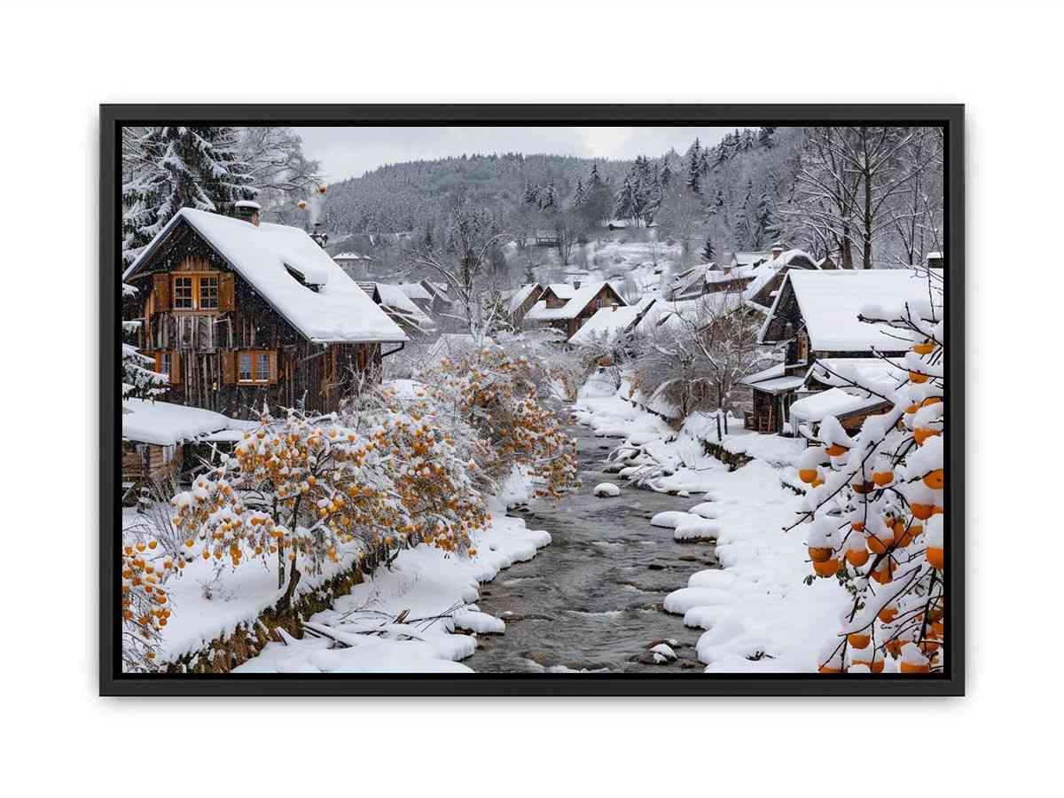 Snowy village creek