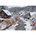 Snowy village creek