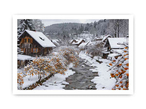 Snowy village creek