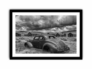 Vintage abandoned car