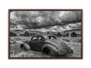 Vintage abandoned car