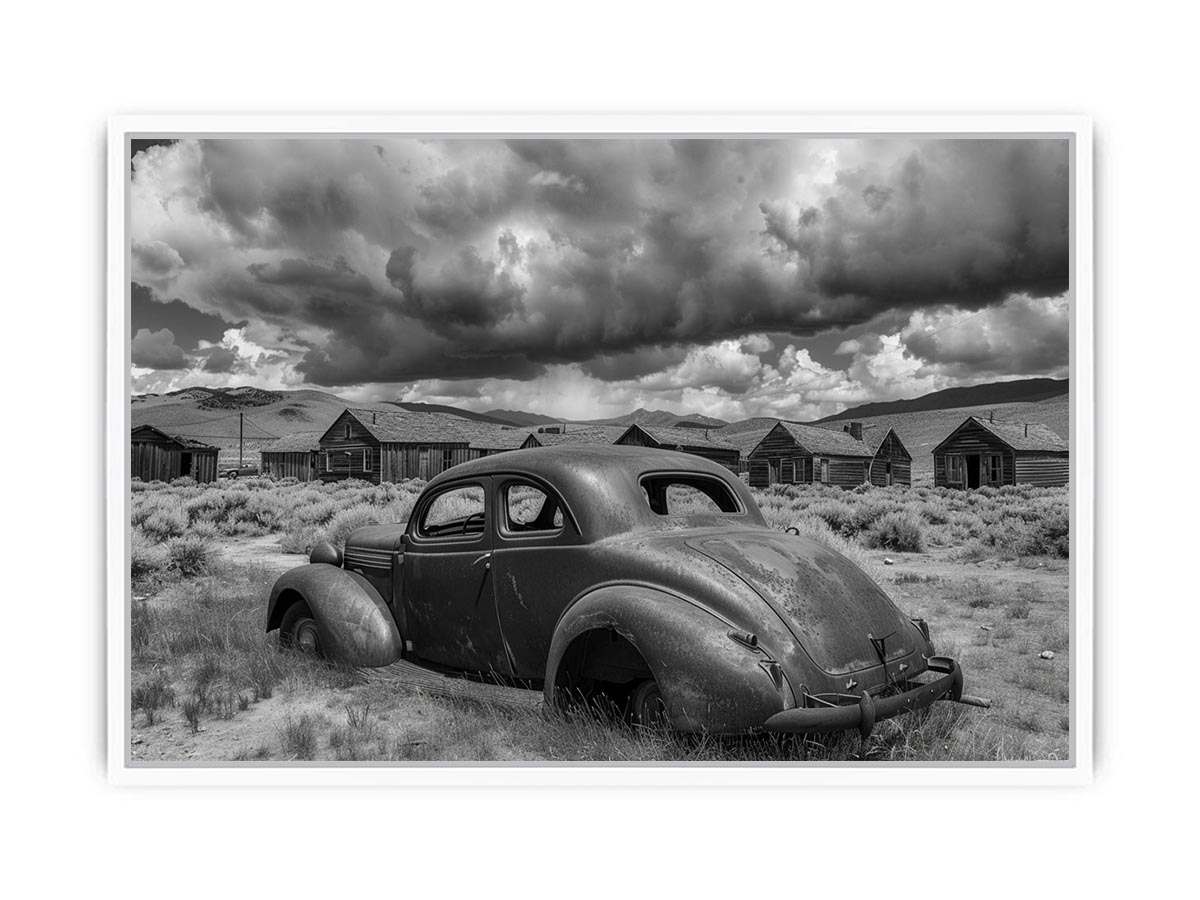 Vintage abandoned car