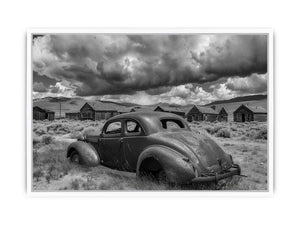 Vintage abandoned car