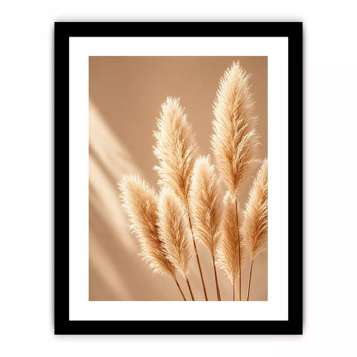 Minimal beige pampas grass Canvas Print soft neutral botanical aesthetic decor