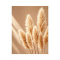 Minimal beige pampas grass wall art soft neutral botanical photography aesthetic decor