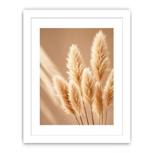 Minimal beige pampas grass Canvas Print soft neutral botanical aesthetic decor