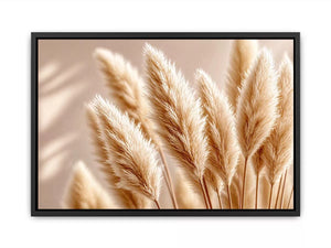 Soft beige pampas grass Canvas Print airy minimal botanical neutral decor