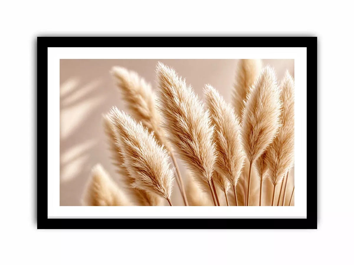 Soft beige pampas grass Canvas Print airy minimal botanical neutral decor
