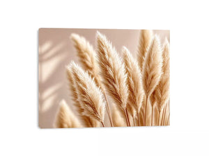 Soft beige pampas grass Canvas Print airy minimal botanical neutral decor