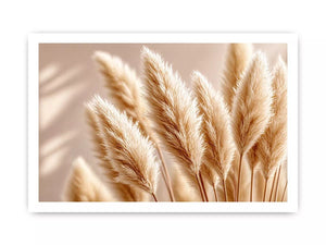 Soft beige pampas grass Canvas Print airy minimal botanical neutral decor