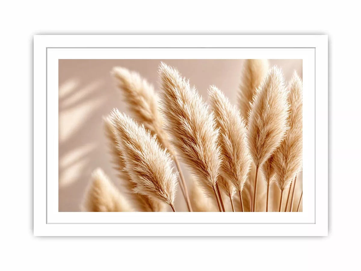 Soft beige pampas grass Canvas Print airy minimal botanical neutral decor