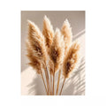 pampas grass Canvas Print neutral, boho pampas grass canvas, minimalist beige botanical artwork, soft neutral decor Canvas Print