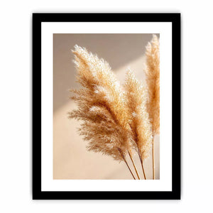 warm minimal pampas grass neutral Canvas Print soft beige botanical canvas