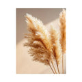 warm minimal pampas grass neutral Canvas Print soft beige botanical canvas