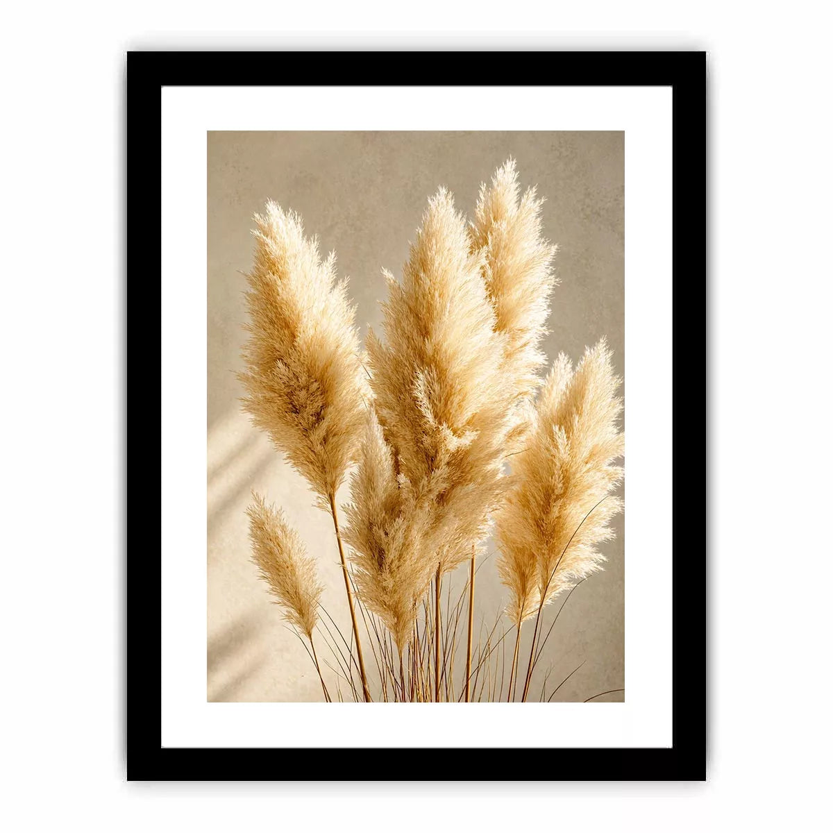 pampas grass Canvas Print neutral decor, minimalist boho pampas canvas, beige botanical Canvas Print print, soft pampas grass decor, neutral aesthetic plant artwork