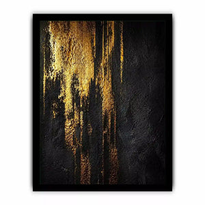 abstract gold texture Canvas Print, black gold modern Canvas Print, luxury textured abstract artwork, metallic gold wall decor, bold abstract texture painting