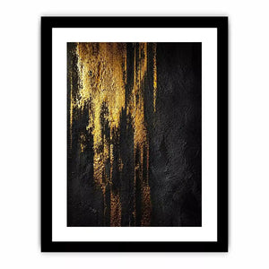 abstract gold texture Canvas Print, black gold modern Canvas Print, luxury textured abstract artwork, metallic gold wall decor, bold abstract texture painting