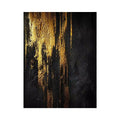 abstract gold texture Canvas Print, black gold modern Canvas Print, luxury textured abstract artwork, metallic gold wall decor, bold abstract texture painting