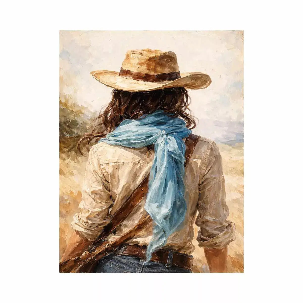 Minimalist golden woman portrait modern canvas wall art