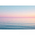 Minimalist pastel ocean sunset seascape canvas Canvas Print