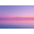 Minimalist Coastal Ocean Canvas Print – Pastel Sunset Canvas Print